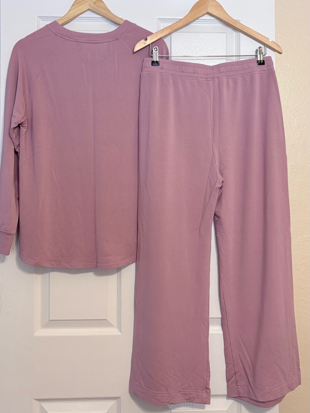 NWOT LAKE Relax Lounge Pants Set in Dusty Rose Carnation  Pink M - Picture 3 of 5